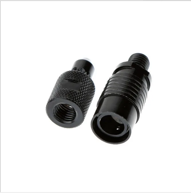 

The all-metal quick adaptor quickly connects the alarm and the supporting European-style sea rod fittings, Black