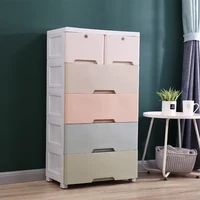 

Colorful cabinet plastic drawer wardrobe baby clothes cupboard for kids