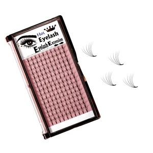 0.05 0.07 0.1 mm pre made russian volume fans eyelash extensions with 3d 4d 5d 6d 2