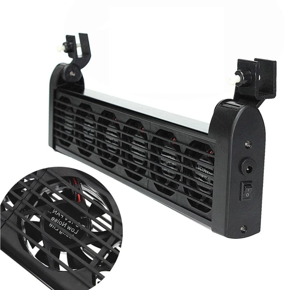 

Mute aquarium cooling fan grass aquarium wall installed cooling fan 2/4/6 head aquarium tank