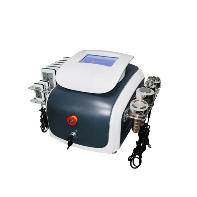 

2021 new year sale lipolaser cavitation vacuum rad 6in1 cavitation cellulite removal machine radio home laser skin rejuvenation