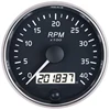 12V 24V 85mm 4000 RPM diesel engine tachometer with double color backlight