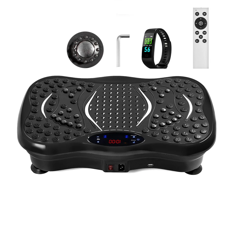 

Vibration Plate Platform Exercise Fitness Trainer Machine Music Player