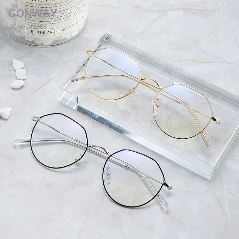 

popular round New style anti blue light Computer glasses 2022