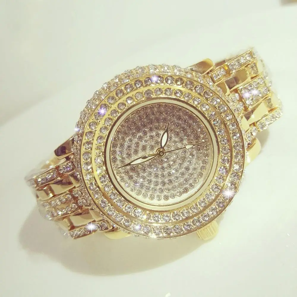 

Diamond Watch Women 2019 Designer Luxury Brand Rhinestone Gold Women Wrist Watches Dress Charms Ladies Watches Relogio Feminino