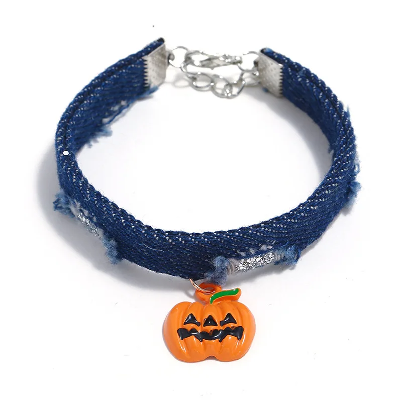 

Hot selling Halloween new jewelry bracelet simple denim Halloween alloy accessories pumpkin bracelet jewelry