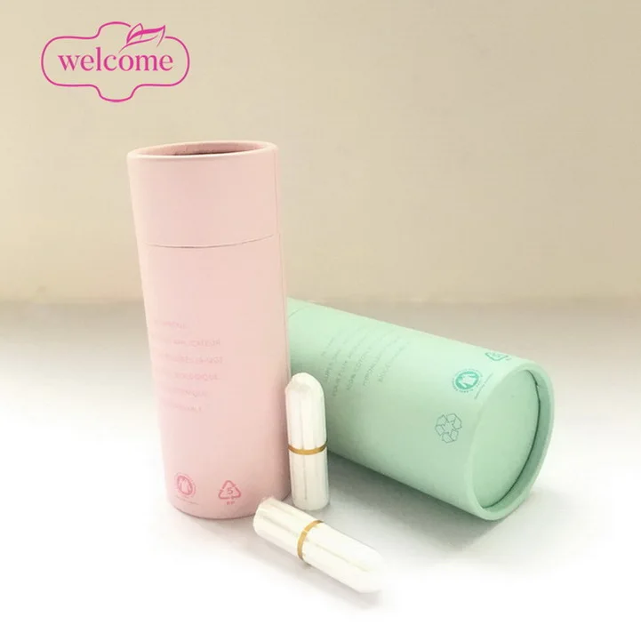 

Private Label GOTS Certified Organic Tampons Comfort Silk Touch Feminine Hygiene Tampon Bois