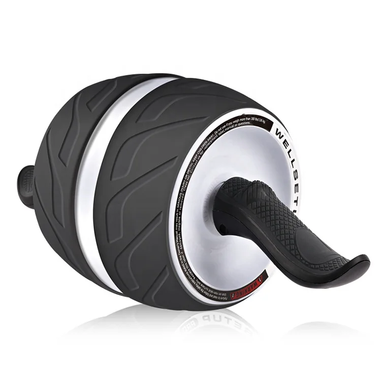

Home Gym Fitness Equipment Perfect Ab Carver Pro gym exercise Abdominal Fitness AB Wheel Rollers Fitness Boby Building Wheel, Black or customized