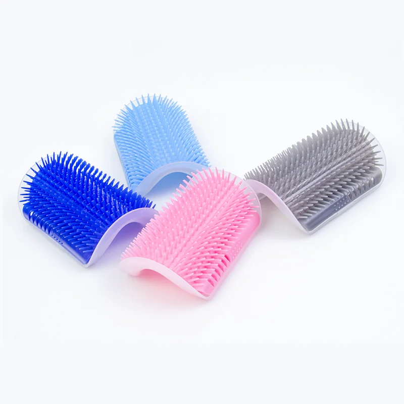 

2020 New Trending Pets Supplies Cat Massager With Catnip Cat Corner Scratch, As picture