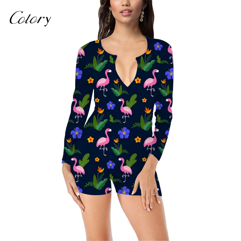 

Colory Sexy Nightdress Women 2 Piece Sleepwear Cloth Romper, Picture shows