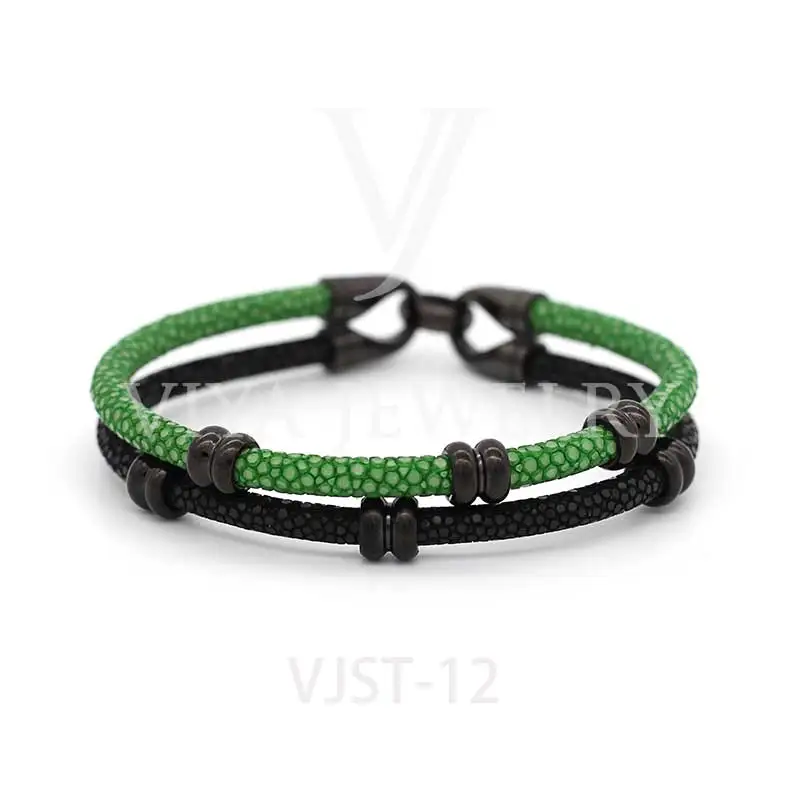 

Viya jewelry luxury men accessories Stingray leather bracelet men Stingray bracelet