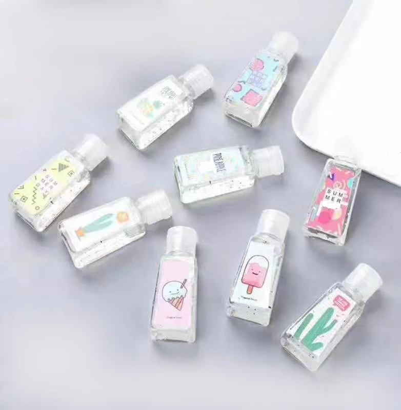 No Flush Waterless Kids Private Label Disposable Hand Sanitizer Alcohol Gel 30ml For Hospitals
