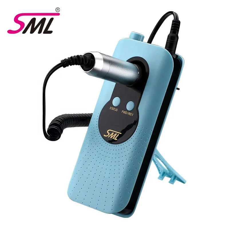 

SML 2021 wholesale 35000rpm drill nail files manicure portable nail drill with factory price nail drillnail polisher