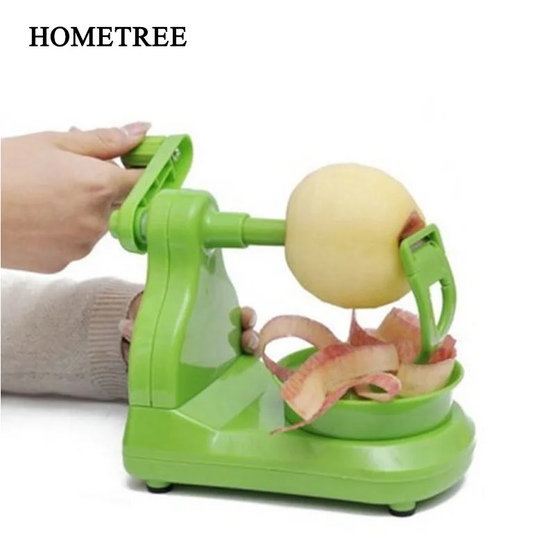 

Creative Hands Fruit peeler Apples Peeling Machine Automatic Peeling Fruit Tools Knife Kitchen Accessories H542, Green+white