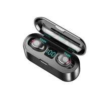 

Bluetooth earbuds headphone earphone TWS 8D Stereo Wireless Earphone Waterproof Headset with charging case and touch control