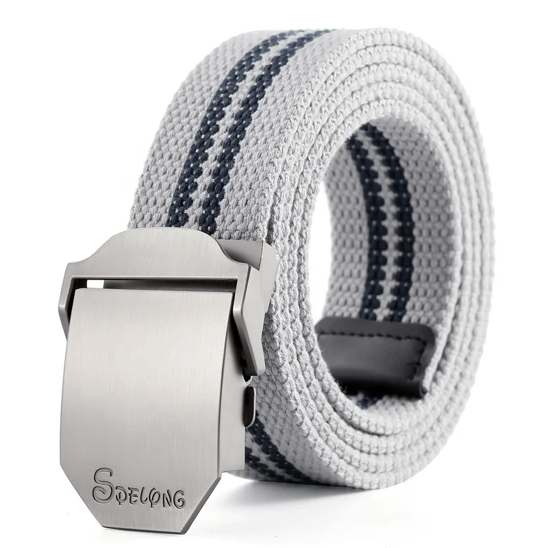

Factory Wholesale Pure Cotton Breathable Canvas Belt Unisex Fashion Woven Belt, 23