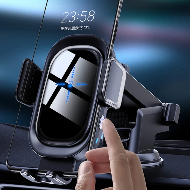 

New Factory Direct Supply Smart Magnetic Car Wireless Charger Holder Fast Charger