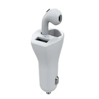 

New Product Ideas 2019 5V 2.4 A 2 in1 Wireless TWS Earbuds USB Car Charger Plus V5.0 Headphones Earphone Headset with Mic