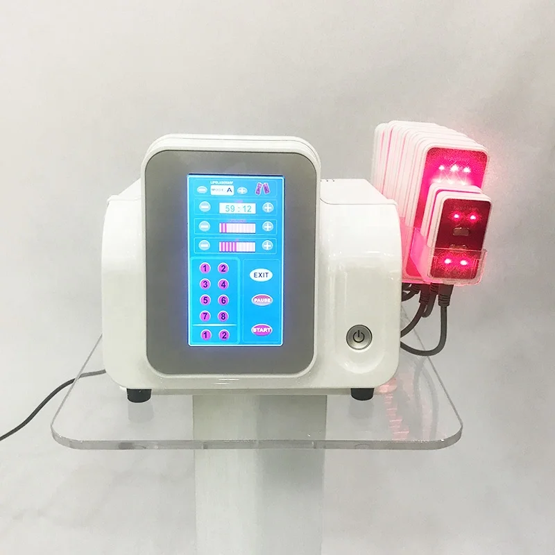

Yting Professional Lipo Laser Machine 10 Pads Lipolaser Slimming RF Cellulite Removal Weight Loss Reduce Fat, White