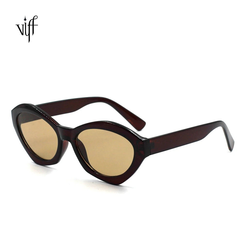 

VIFF 2021 Women Designer Sunglasses Authentic HP17674 Custom Brand Logo Cat Eye Sunglasses