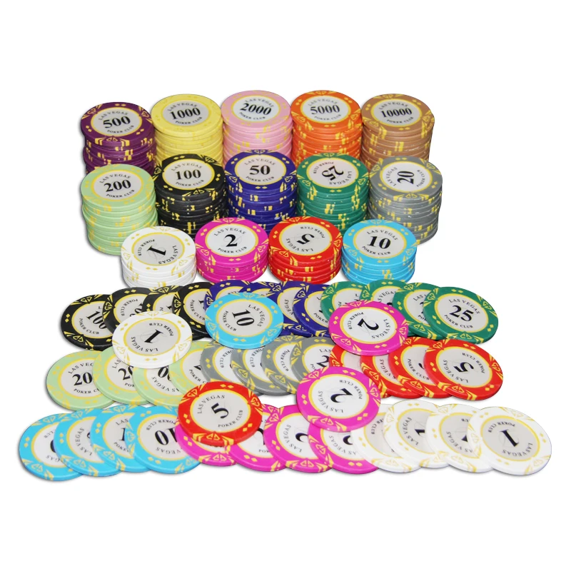 

Factory Direct Sale Best Price Best Selling Chips Clay Set Chips Poker Custom Souvenirs, Multiple colour