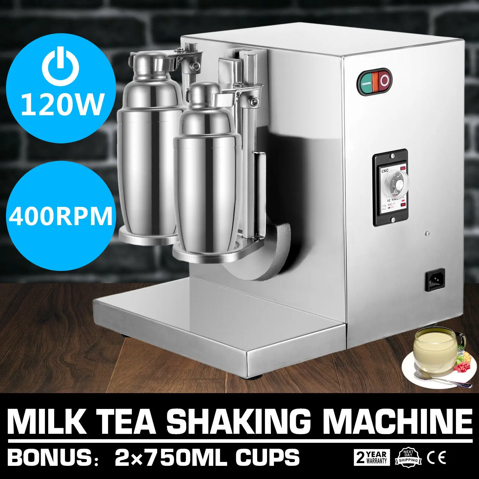 ONE Commercial Electric Automatic Bubble Tea Shaker Boba Tea Shaking Machine