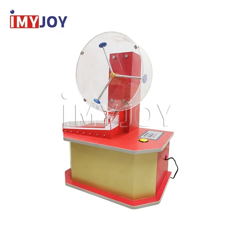 

Hot sale 38W gambling lucky draw machines lotto lottery machine with 100pcs lotto ball, Red