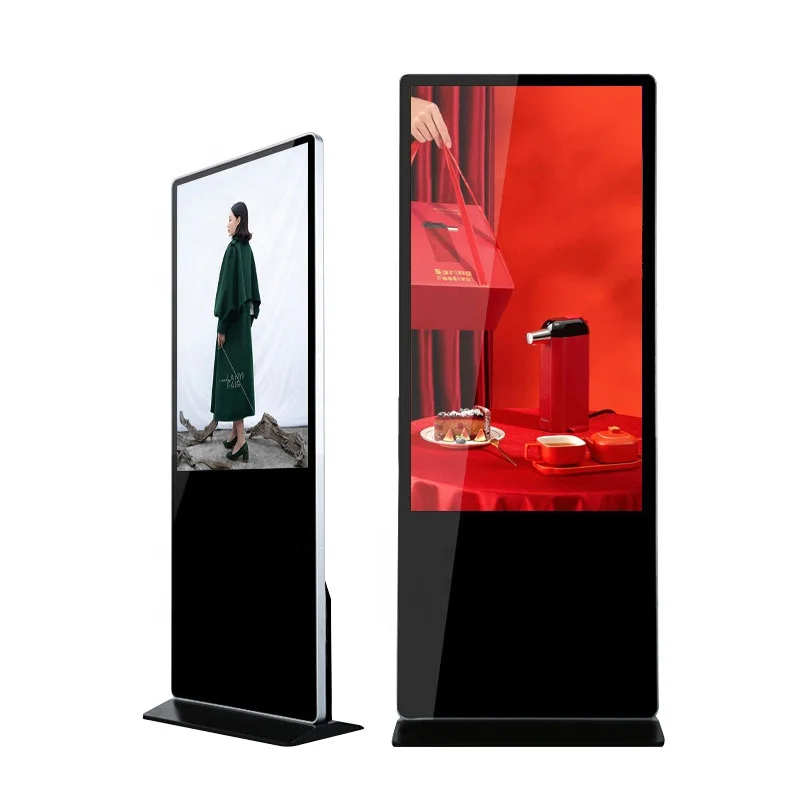 

SYET Free Stand Indoor LCD Digital Signage 50 Inch Rotate Touch Screen Advertising Display Totem Kiosk