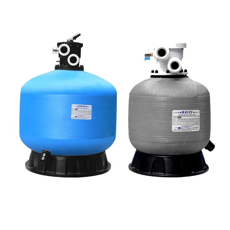 High Pressure Side Mount Fiberglass Swimming Pool Sand Filter with 38L/min Flow and 0.88m Filtration Area