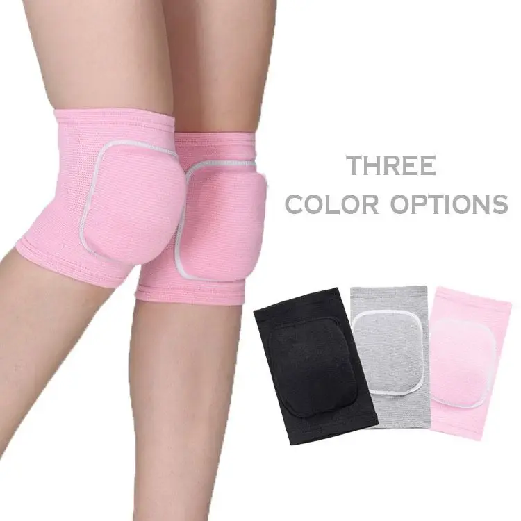 

Drop Shipping Factory Wholesale Thicken Knitted Knee Pads for Running/Mountaineering/Dancing Protection, Pink,black,gray