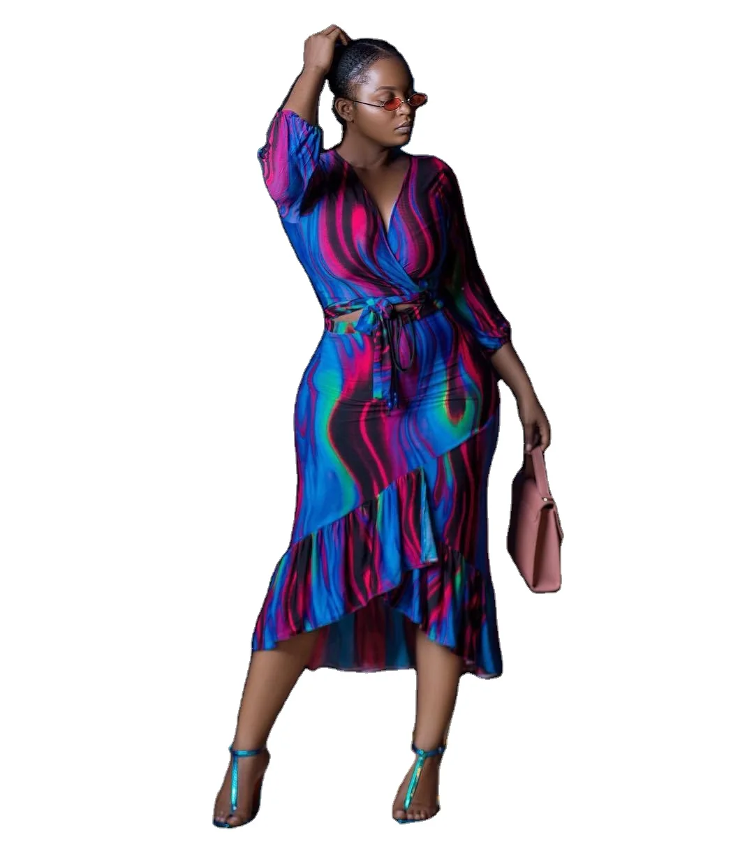 

2021 Hot Sale Casual Women Elegant Sweater Knit Dress Sexy Long Sleeve Ladies Bodycon Dresses Women Summer Casual, Picture