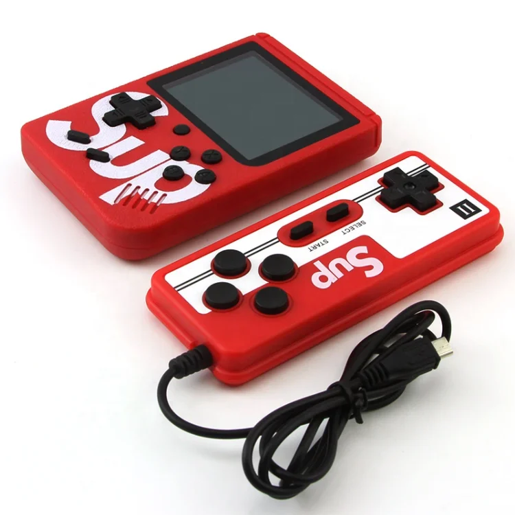 

SUP 400 in 1 Mini Game Console Support 2 Players TV Output Gamesbox 3inch Color Display SUP Retro Handheld Game for Kids