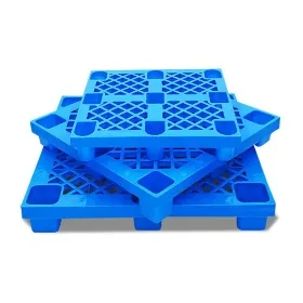 Durable single-use export use pallet warehouse storage cheap plastic single faced nestable pallet