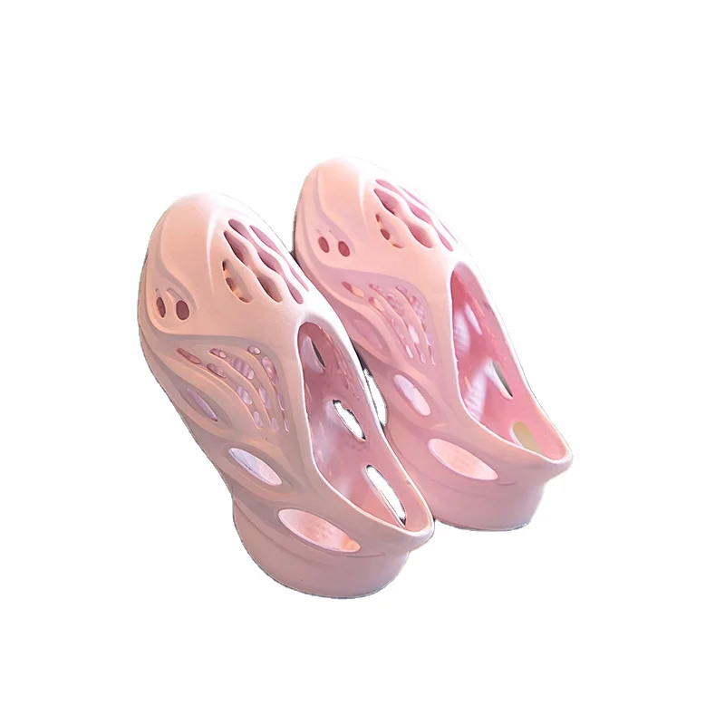

2021 new summer fashion beach shoes hollow out breathable hole shoes wholesale children's shoes, Picturre