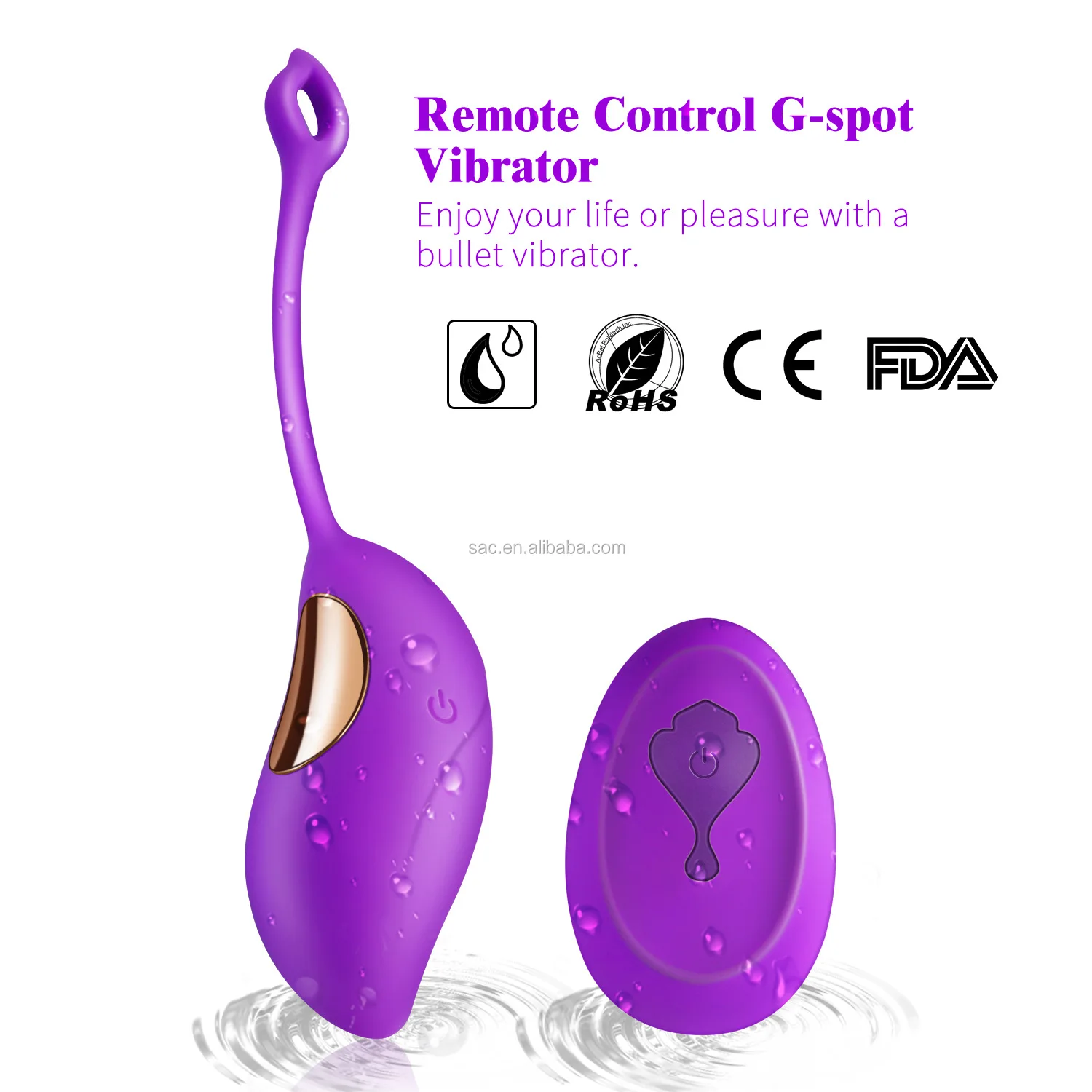 Female Couples Silicone Vagina Clitoris Stimulator Wireless Remote