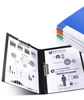 Plastic ordinary regular office paper file document new PP desk folder A1 A3 A4 B4 A5 B5 A10 sizes