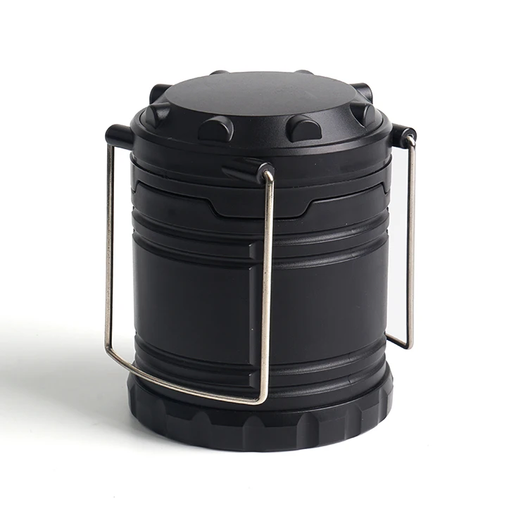 
Custom Portable Small Extendable Switch Tent Light 3AAA Dry Battery Outdoor Lamp 3x3W COB LED Mini Camping Lantern for Emergency 