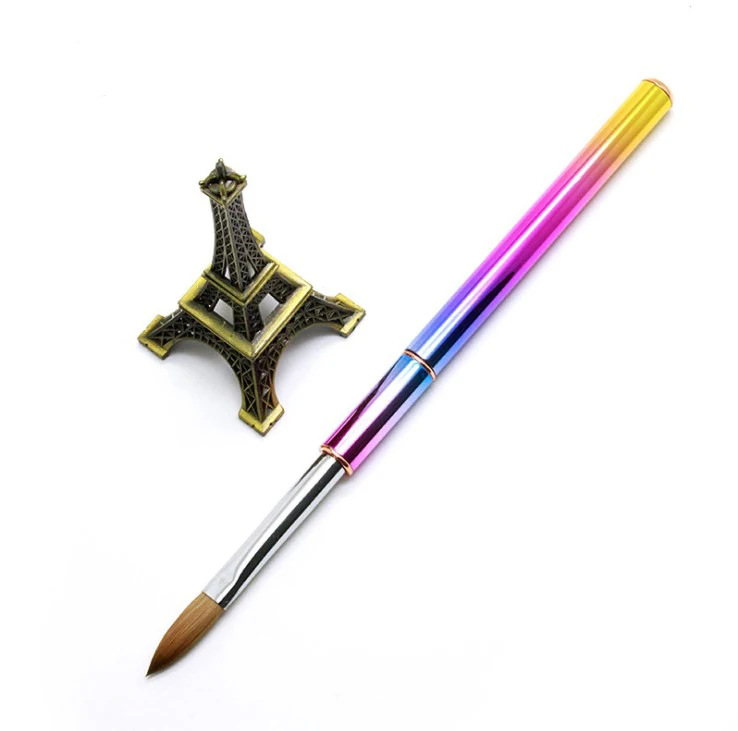 

Painting Drawing Pen Beauty Tool Kit custom gel acrylic nail air polish glue bottle brush size 16