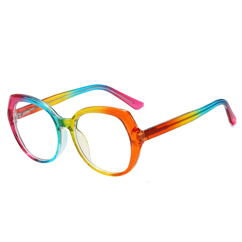 

MS 95930 Personalized Vogue Women TR90 Rainbow Frame Eye Glasses Optical Frames frames for optical glasses