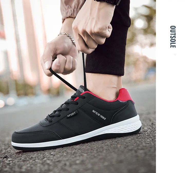 

Pu upper sports shoes running men shoes Breathable casual shoes, Optional