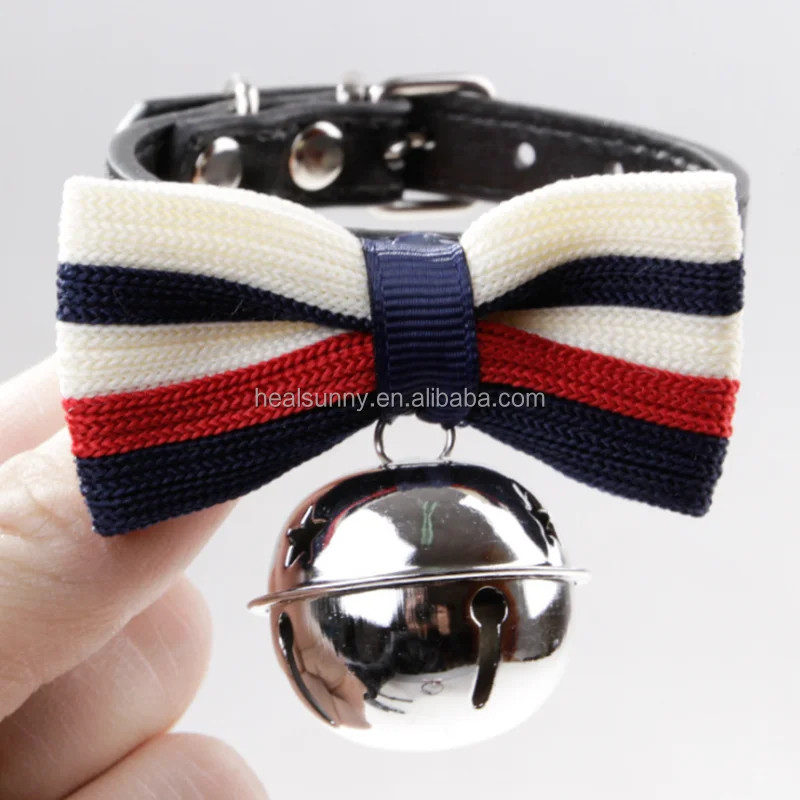 

Cute dog accessories luxury pet cat collar bow tie