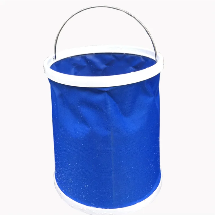 

RTSWY-554 Beach Foldable Water Portable Oxford Folding Bucket, As picture