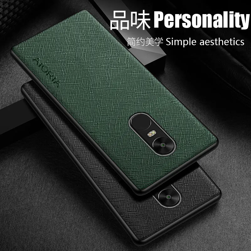 

Case for Xiaomi Redmi 5 Plus Case TPU Around The Edge Protection Perfect High Quality PU Leather + Silicone Case Fitted Case