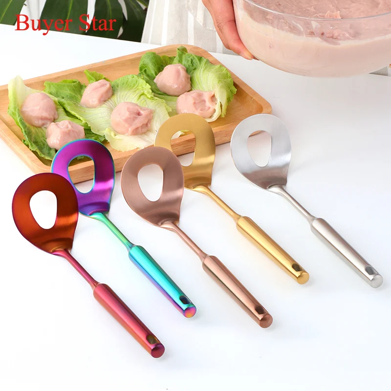 

New Product Ideas DIY Stainless Steel 18/10 Marking Tools Meatball Maker, Silver,gold,rose gold,rainbow