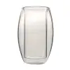 Suitable for restaurants explosion set of 4 220ml double wall glass cup
