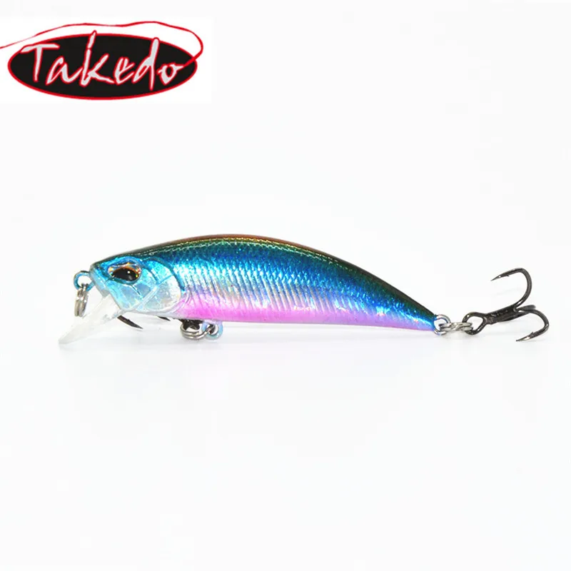 

TAKEDO High Quality Rock fishing lure trout perch lure Wobblers Jerkbait KL50-1 50mm 5.6g minnow Crank Bass Fishing lures