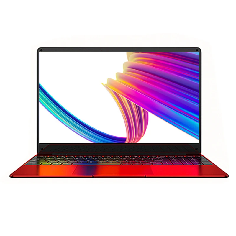 

DERE R9 Pro Laptop pc 15.6 inch Full HD Display Intel 11th Gen N5095 12G LPDDR4X 256G M.2 SSD 2.5/5.0 G Hz Dual Band Wifi, Silver/red