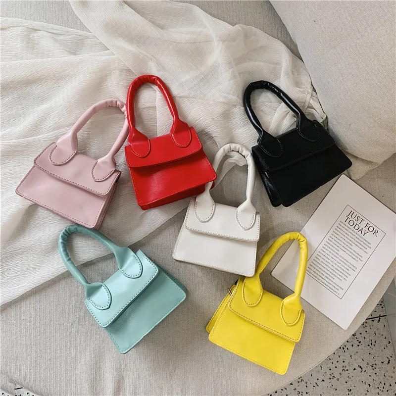 

2020 Fashion Little Girl Mini Crossbody Bag ,PU Kid Children Bag Shoulder Bag mini handbag Wholesale, As pictures