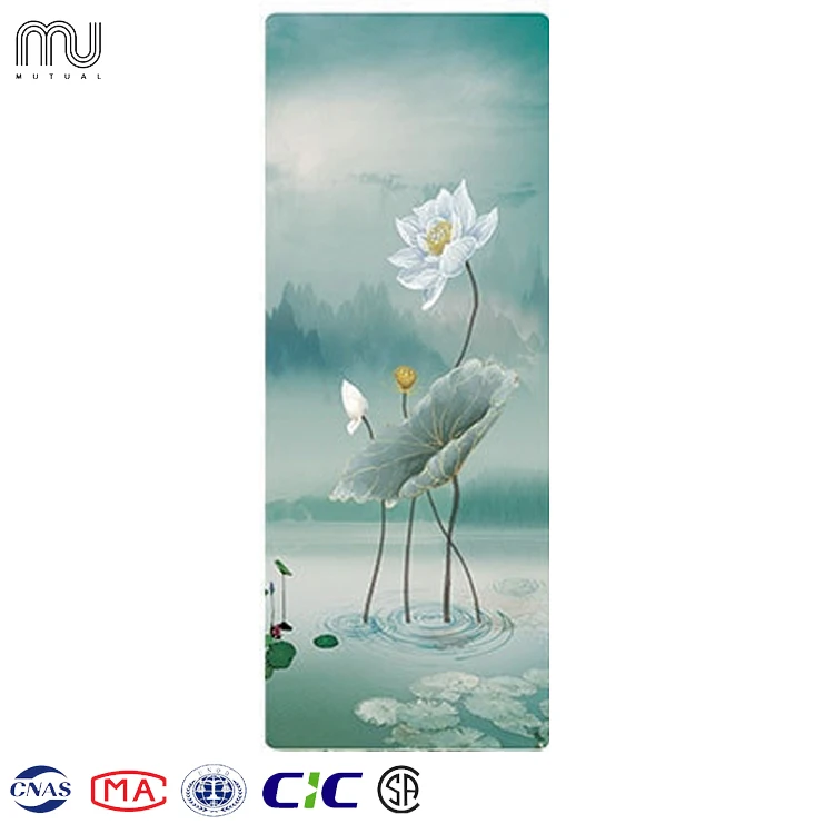 

Best selling pastel colors non-slip mat premium custom print yoga mats for women fitness exercise, Customized color
