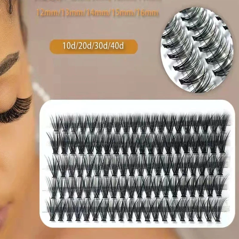 

5Rows Individual Lashes Natural Soft Thick Cluster False Lashes 10D/20D/30D/40D Volume Eyelashes Eye Extension Makeup Tool